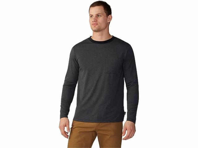 (取寄) マウンテンハードウェア メンズ ロウ エクスポージャー ロング スリーブ Mountain Hardwear men Mountain Hardwear Low Exposure Long Sleeve Blackの通販は