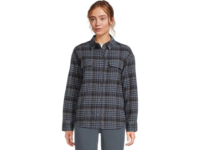 (取寄) ロイヤルロビンズ レディース ビスタ フランネル シャケット  Robbins women Vista Flannel Shacket Deep Blue Antelope Pld