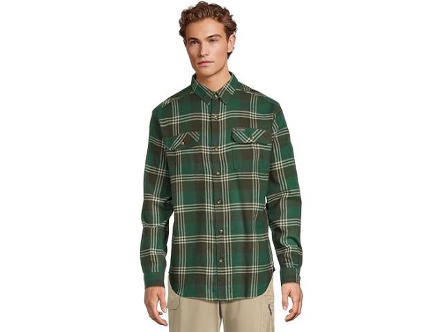 (取寄) コロンビア メンズ フレア ガン ストレッチ フランネル Columbia men Flare Gun Stretch Flannel Rain Forest Trails Edge Plaid