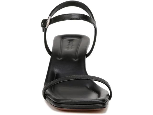 取寄) ヴィンス レディース ココ スクエア トゥ ヒールド サンダル