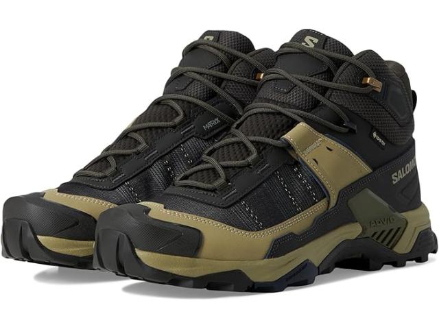 (取寄) サロモン メンズ X ウルトラ 5 ミッド GTX Salomon men X Ultra 5 Mid GTX Peat/Gray Green/Blue Nights