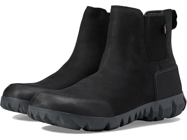 (取寄) ボグス メンズ アーケータ アーバン レザー チェルシー Bogs men Arcata Urban Leather Chelsea Black