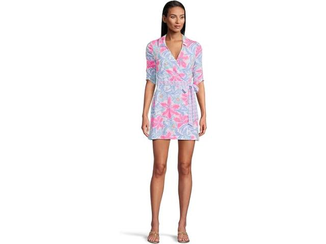 (取寄) リリー ピュリッツァー レディース イビー スカーテッド ロンパース Lilly Pulitzer women Ibby Skirted Rompers Multi Beachside Haven Engineered Romper