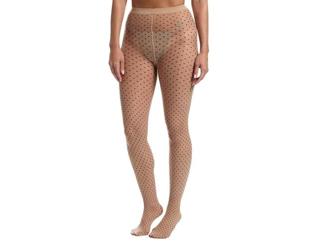 (取寄) ウォルフォード レディース マルチカラー ドット タイツ Wolford women Multicolored Dot Tights Fairly Light/Black