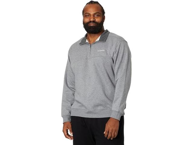 (取寄) コロンビア メンズ ビッグ アンド トール ハート マウンテン リ 1/2 ジップ Columbia men Columbia Big & Tall Hart Mountain II 1/2 Zip Charcoal Heather