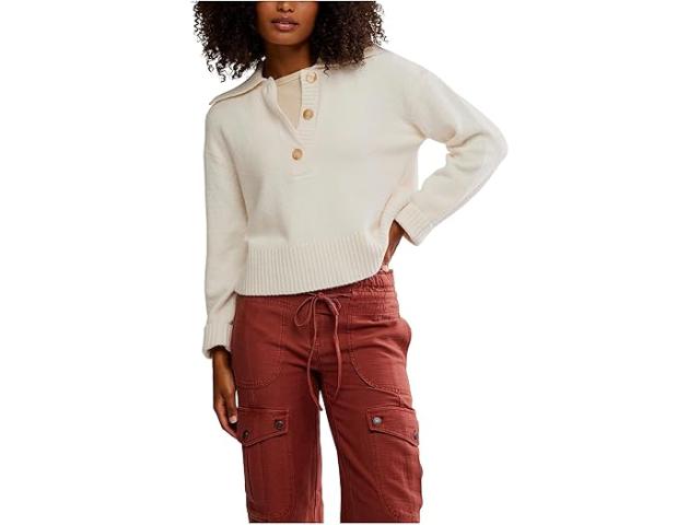 (取寄) フリーピープル レディース アップ ポロ Free People women Trading Up Polo Ivory