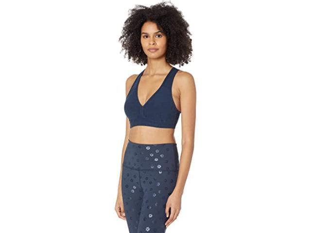 (取寄) ビヨンドヨガ レディース スペースダイ リフト ユア スピリッツ ブラ Beyond Yoga women  Spacedye Lift Your Spirits Bra Nocturnal Navy