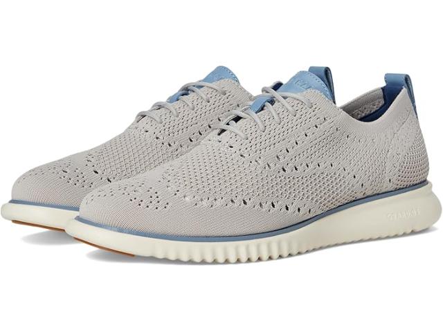 (取寄) コールハーン メンズ 2 ゼログランド ステッチライト オックスフォード Cole Haan men 2.Zerogrand Stitchlite Oxford Harbor Mist/Faded Denim/Ivory