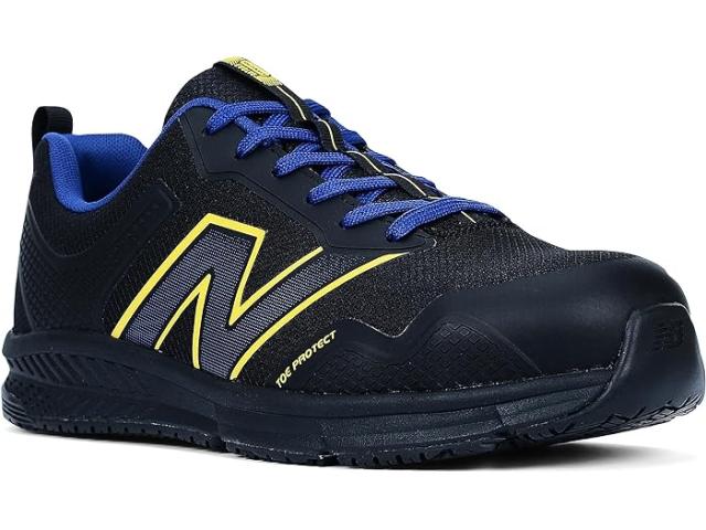 (取寄) ニューバランスワーク＆セーフティ メンズ イバルブ アロイ トゥ エー SR New Balance Work & Safety men New Balance Work & Safety Evolve Alloy Toe EH SR Black/Blue/Yellow