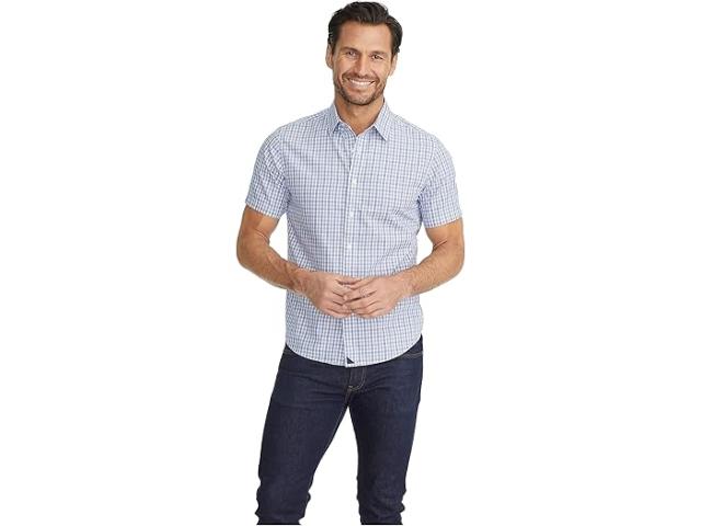 (取寄) アンタックイット メンズ ダンテ - リンクル フリー UNTUCKit men Dante - Wrinkle Free Blue