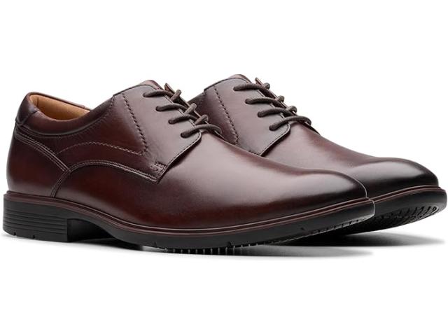 (取寄) クラークス メンズ プレーン Clarks men Clarks Eldredge Plain Dark Brown Leather