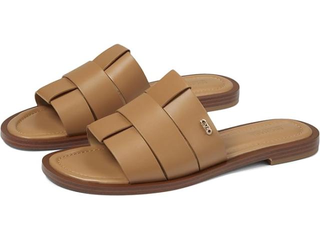 (取寄) マイケルコース レディース ライランド フラッツ スライド MICHAEL Michael Kors women Ryland Flat Slide Pale Peanut