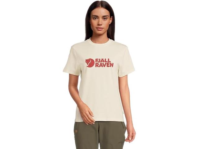 (取寄) フェールラーベン レディース ロゴ ティー Fjllrven women Fjallraven Logo Tee Chalk White