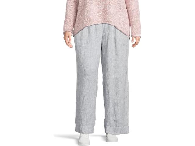 (取寄) アイリーン フィッシャー レディース フル レングス ワイド レッグ パンツ Eileen Fisher women Eileen Fisher Full Length Wide Leg Pant White/Blackの通販は