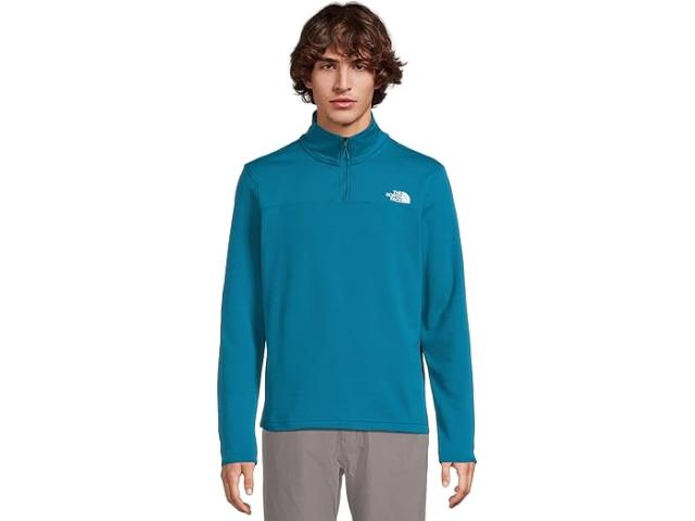 (取寄) ノースフェイス メンズ シーダー トレイル グリッド フリース 1/4 ジップ The North Face men Cedar Trail Grid Fleece 1/4 Zip Dusk Blue