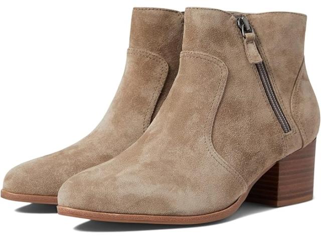 (取寄) ジョンストン&マーフィー レディース トリスタ ダブル ジップ ブーティ Johnston & Murphy women Trista Double Zip Bootie Taupe Suede
