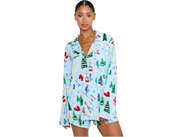 (取寄) ショウ ミー ユア ムームー レディース フェーバリット Pj セット Show Me Your Mumu women Favorite PJ Set Slopes And Sips Jersey