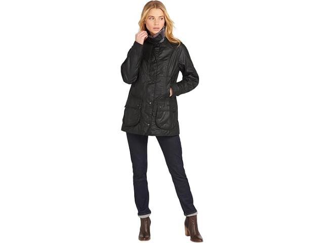 (取寄) バブアー レディース ビードネル ワックス ジャケット Barbour women Beadnell Wax Jacket Black