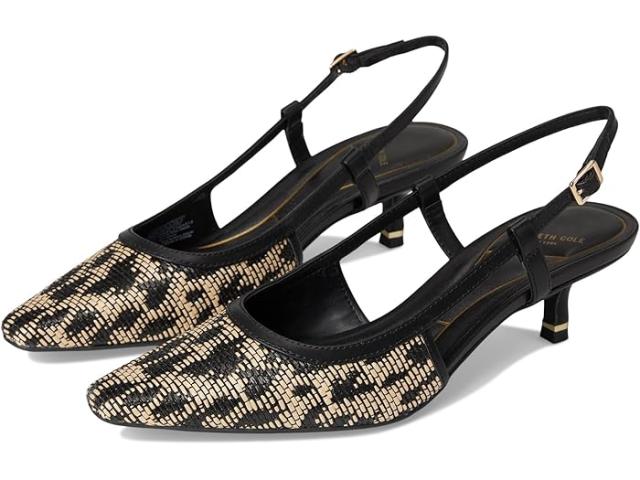 (取寄) ケネスコール ニューヨーク レディース マーサ Kenneth Cole New York women Martha Natural/Black Raffia