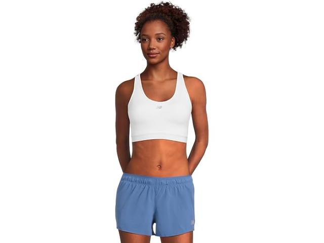 (取寄) ニューバランス レディース エッセンシャル ラン ブラ New Balance women Essential Run Bra White