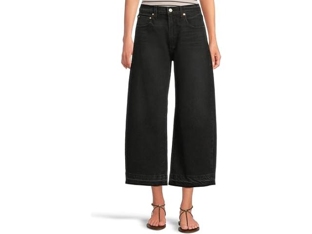 (取寄) ペイジ レディース アンクル ピティート ウィズ アンドゥー フィニッシュド ヘム イン ブラック ボイド Paige women Arellia Ankle Petite With Undone Finished Hem In Black Void Black Void