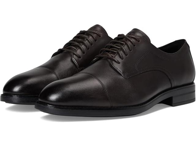 (取寄) コールハーン メンズ ハーモン グランド キャップ トゥ オックスフォード Cole Haan men Harmon Grand Cap Toe Oxfords Dark Chocolate/Black Waterproof