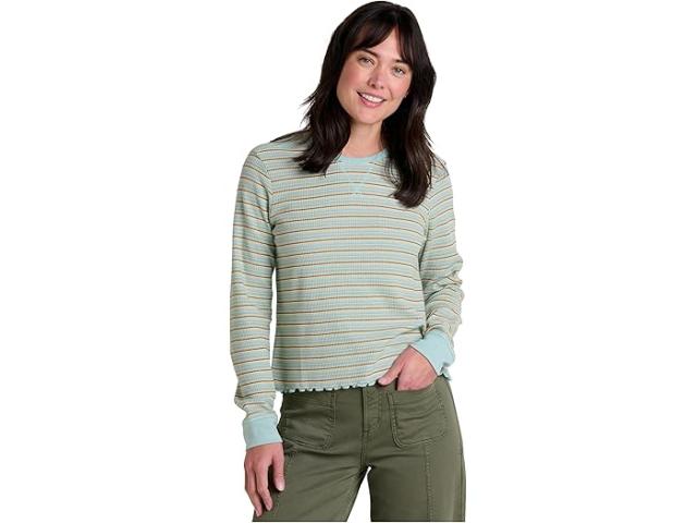 (取寄) トードアンドコー レディース フトヒル ロング スリーブ クルー リ Toad&Co women Foothill Long Sleeve Crew II Cloud Multi Stripe