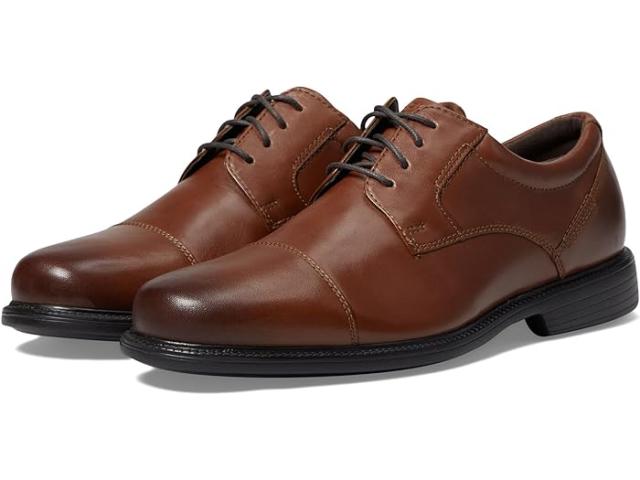 (取寄) ロックポート メンズ チャールズ ロード キャップ トゥ オックスフォード Rockport men Rockport Charles Road Cap Toe Oxford British Tan