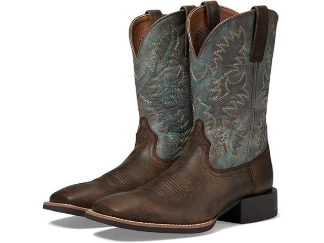 (取寄) アリアット メンズ スポーツ ラティゴ ウェスタン ブート Ariat men Ariat Sport Latigo Western Boot Spiced Cider/Stone Blueの通販は 54,540円
