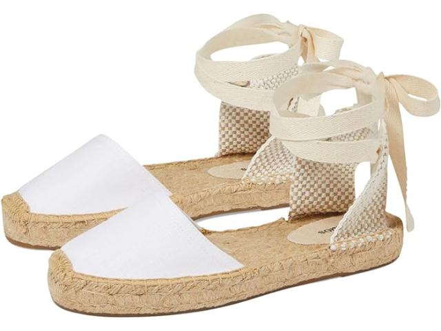 (取寄) ソルドス レディース ローレン レース アップ エスパドリーユ Soludos women Soludos Lauren Lace Up Espadrille White
