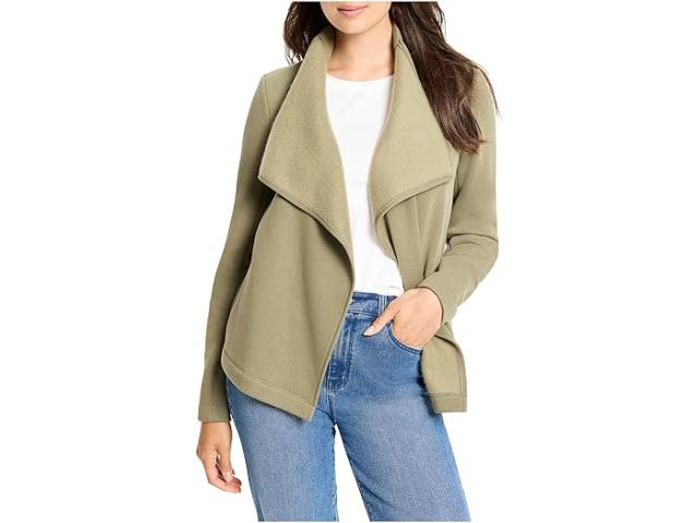 (取寄) ニックゾー レディース ラウンジ アラウンド モト ジャケット NIC+ZOE women Lounge Around Moto Jacket Olivewood