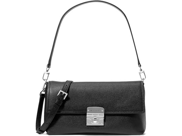 (取寄) マイケルコース レディース アディ ミディアム コンバーチブル ポーチ クロスボディ MICHAEL Michael Kors women Addie Medium Convertible Pouchette Crossbody Black