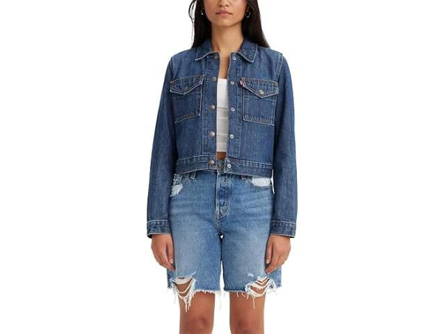 (取寄) リーバイス ウィメンズ レディース オリジナル スナップ トラッカー Levi's Womens women Original Snap Trucker Make It Snappy Trucker