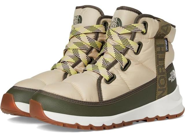(取寄) ノースフェイス レディース サーモボール レース アップ ラグゼ Wp The North Face women The North Face ThermoBall Lace Up Luxe WP Gravel/Forest Oliveの通販は