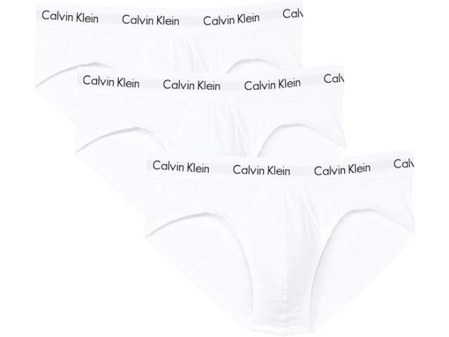 (取寄) カルバンクライン アンダーウェア メンズ コットン ストレッチ マルチパック ヒップ ブリーフ   Underwear men   Underwear Cotton Stretch Multipack Hip Brief White