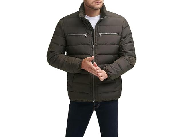 (取寄) コールハーン メンズ パッカブル ダウン ジャケット Cole Haan men Packable Down Jacket Oliveの通販は