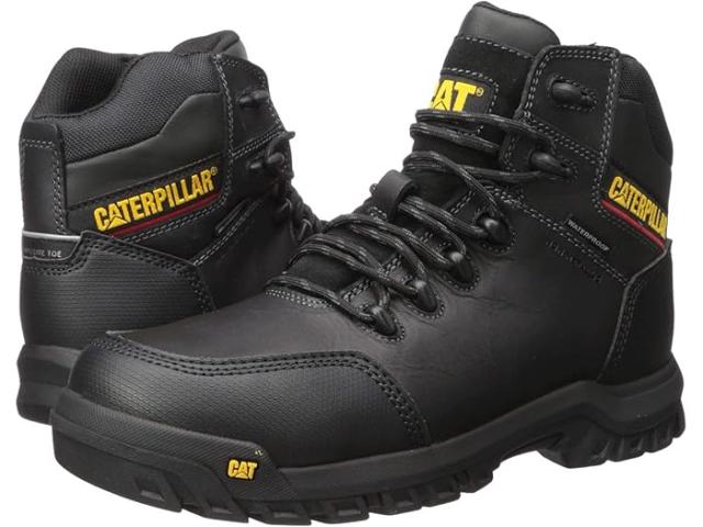 (取寄) キャタピラー メンズ リソープション ウォータープルーフ コンポジット トゥ Caterpillar men Caterpillar Resorption Waterproof Composite Toe Black Full Grain Leatherの通販は 27,960円