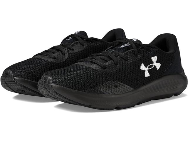 (取寄) アンダーアーマー レディース チャージド パシュート 3 Under Armour women Under Armour Charged Pursuit 3 Black/Black/Metallic Silverの通販は 16,620円