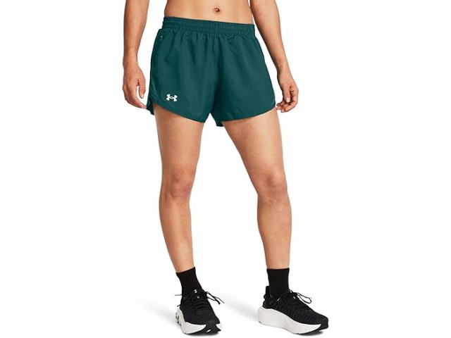 (取寄) アンダーアーマー レディース フライ バイ ショーツ Under Armour women Under Armour Fly By Shorts Hydro Teal/Hydro Teal/Reflectiveの通販は 7,776円