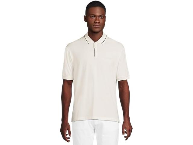 (取寄) アルマーニエクスチェンジ メンズ ミラノ / ニュー ヨーク ロゴ ポロ シャツ Armani Exchange men Milano/New York Logo Polo Shirt Off White