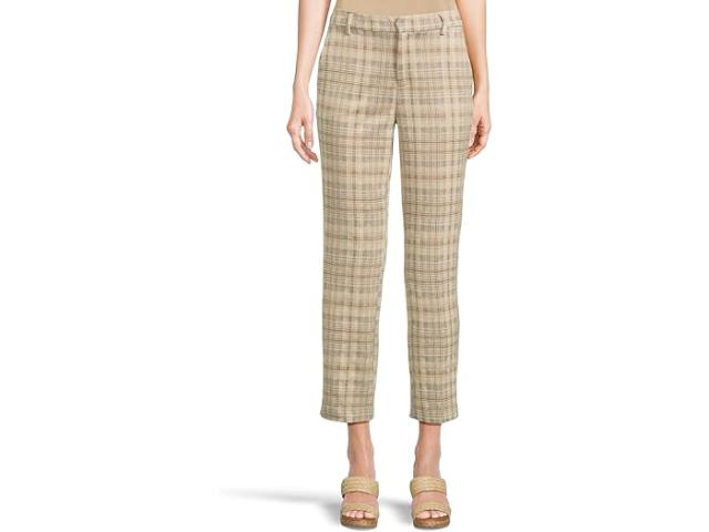 (取寄) リバプールロサンゼルス レディース ケルシー ハイライズ トラウザーズ Liverpool Los Angeles women Kelsey High-Rise Trousers Khaki/Cream Campbell Plaid