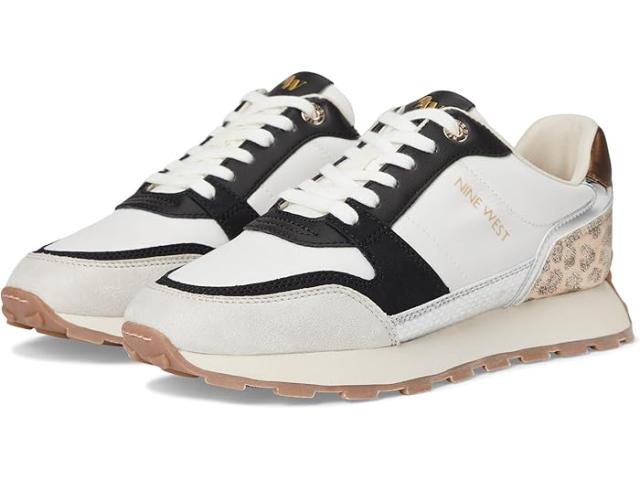 (取寄) ナインウエスト レディース  Nine West women Kalah Ivory/Black/Gold Shimmer Leopard Multi