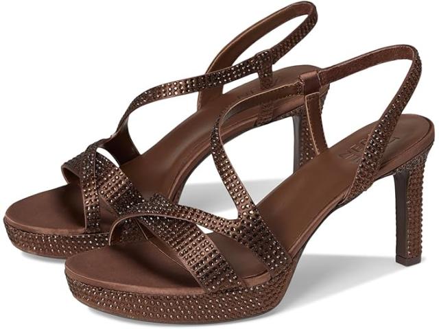 (取寄) ナチュラライザー レディース アビー ドレス サンダル Naturalizer women Abby Dress Sandals Chocolate Satin