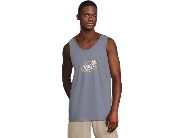 (取寄) ルーカ メンズ フロンド スクリプト タンク RVCA men Frond Script Tank Vintage Navy