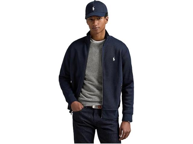(取寄) ラルフローレン メンズ ダブルニット トラック ジャケット Polo Ralph Lauren men Double-Knit Track Jacket Aviator Navy