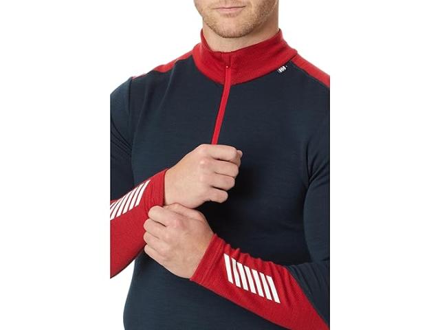 (取寄) ヘリーハンセン メンズ リファ メリノ ミッドウエイト 1/2 ジップ Helly Hansen men Helly Hansen Lifa Merino Midweight 1/2 Zip Navyの通販は