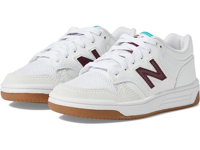 (取寄) ニューバランス キッズ ボーイズ 480 (リトル キッド) New Balance Kids boys New Balance Kids 480 (Little Kid) White/NB Burgundyの通販は 23,350円