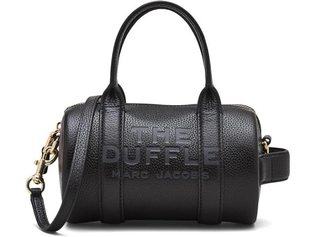 (取寄) マークジェイコブス レディース ザ レザー ミニ ダッフル バッグ Marc Jacobs women The Leather Mini Duffle Bag Blackの通販は