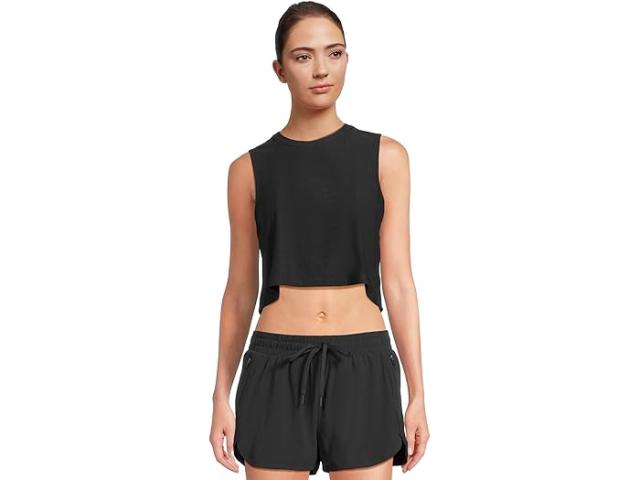 (取寄) ビヨンドヨガ レディース フェザーウェイト バランス クロップド タンク Beyond Yoga women Featherweight Balance Cropped Tank Darkest Night