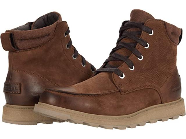 (取寄) ソレル メンズ マドソン リ モック トゥ ウォータープルーフ SOREL men  Madson II Moc Toe Waterproof Tobacco